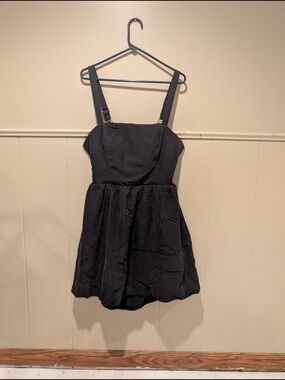 Frankly Black Strappy Mini Dress